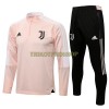 Juventus Sweatshirts Anzüge Suit Quarter-zip 2022-23 Rosa Für Kinder